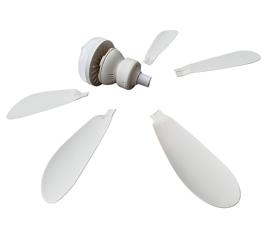 Mini Ventilador y foco led 2 en 1