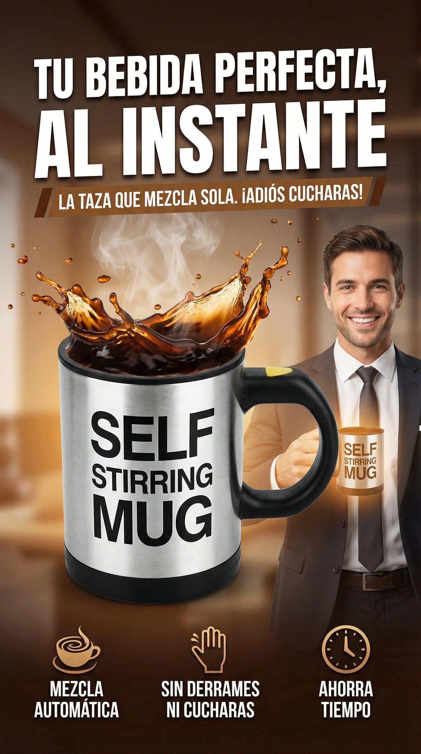 TAZA AGITADORA AUTOMÁTICA